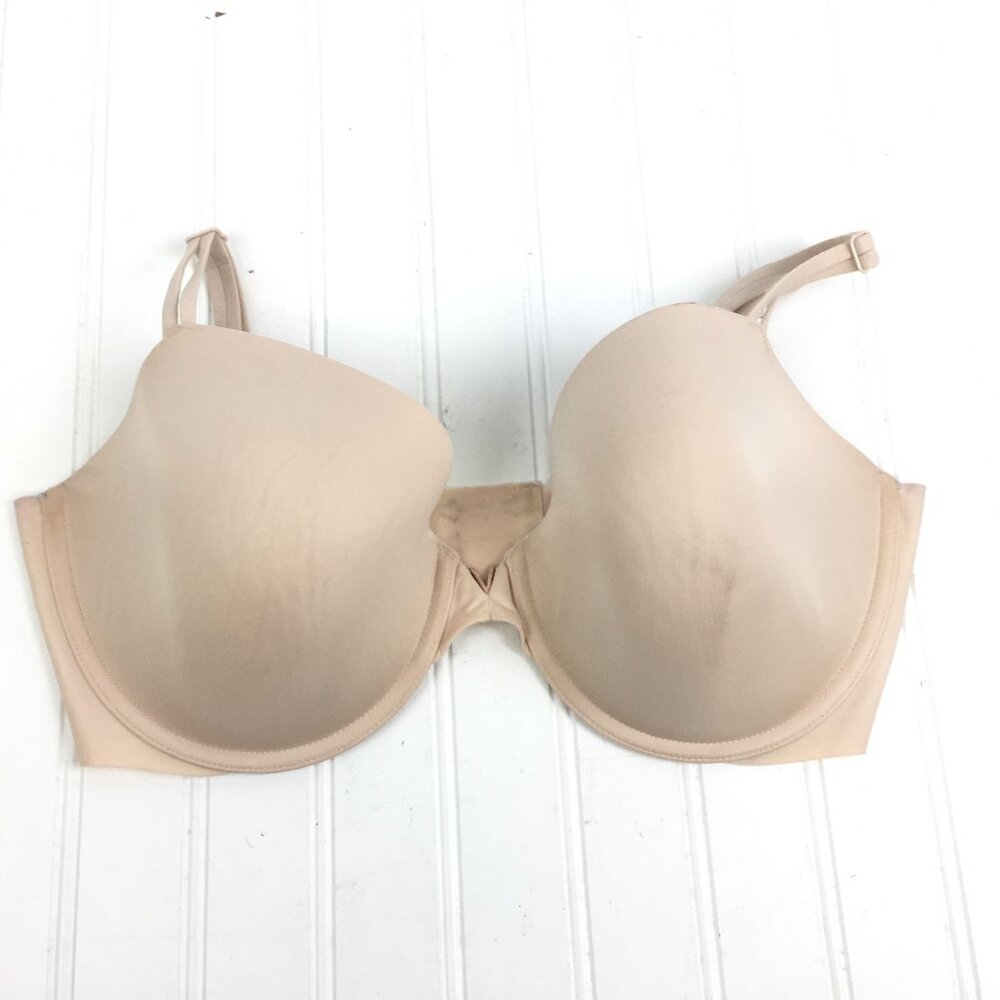 Victorias Secret Lined Demi Underwire Nude Bra Size 36DDD - Picture 2 of 13